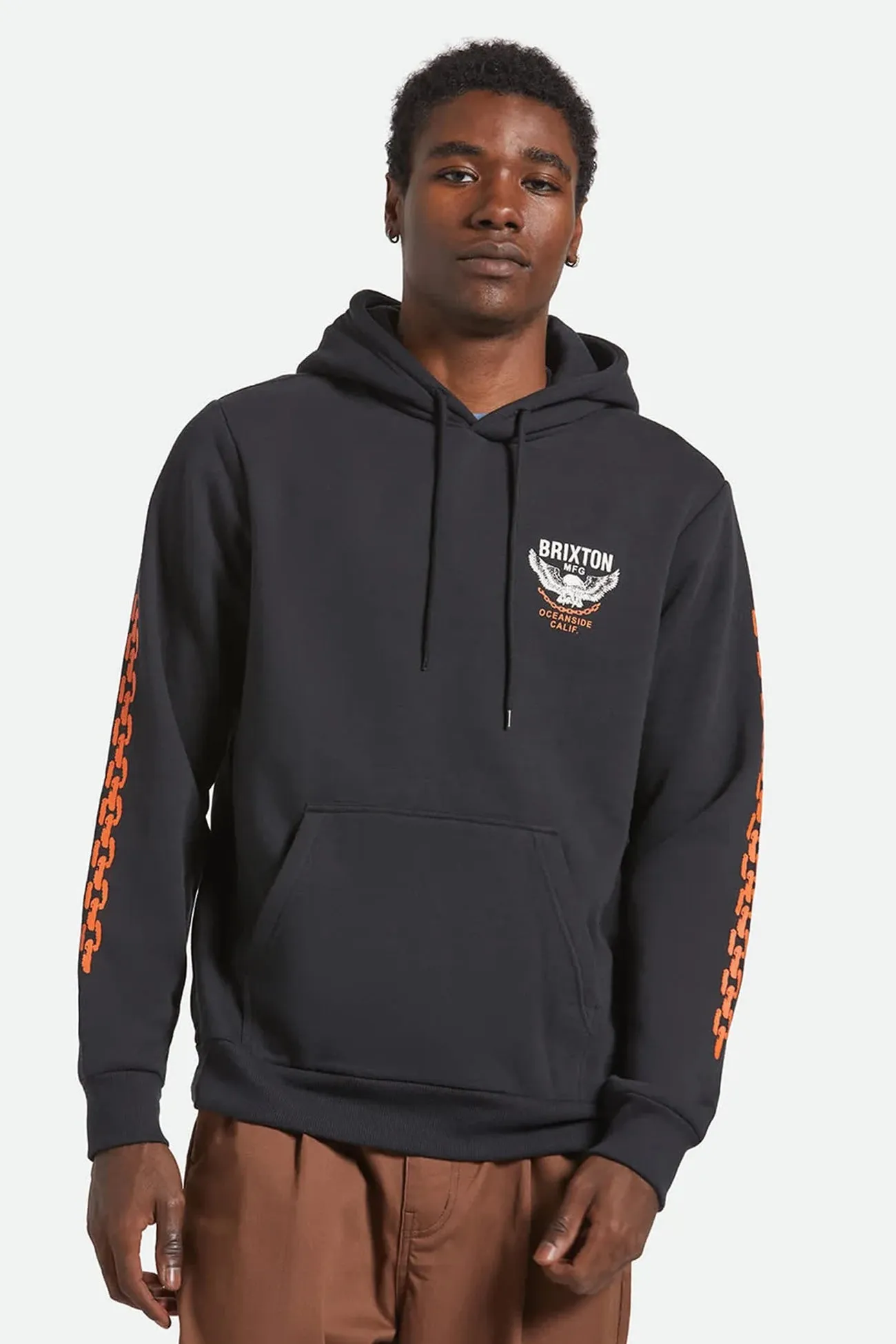 Waller Hoodie Black Classic Casual Look