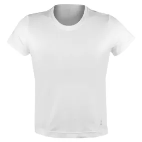 Lustrous Luxury Fabric Sofibella Girls Allstars Short Sleeve Top - White