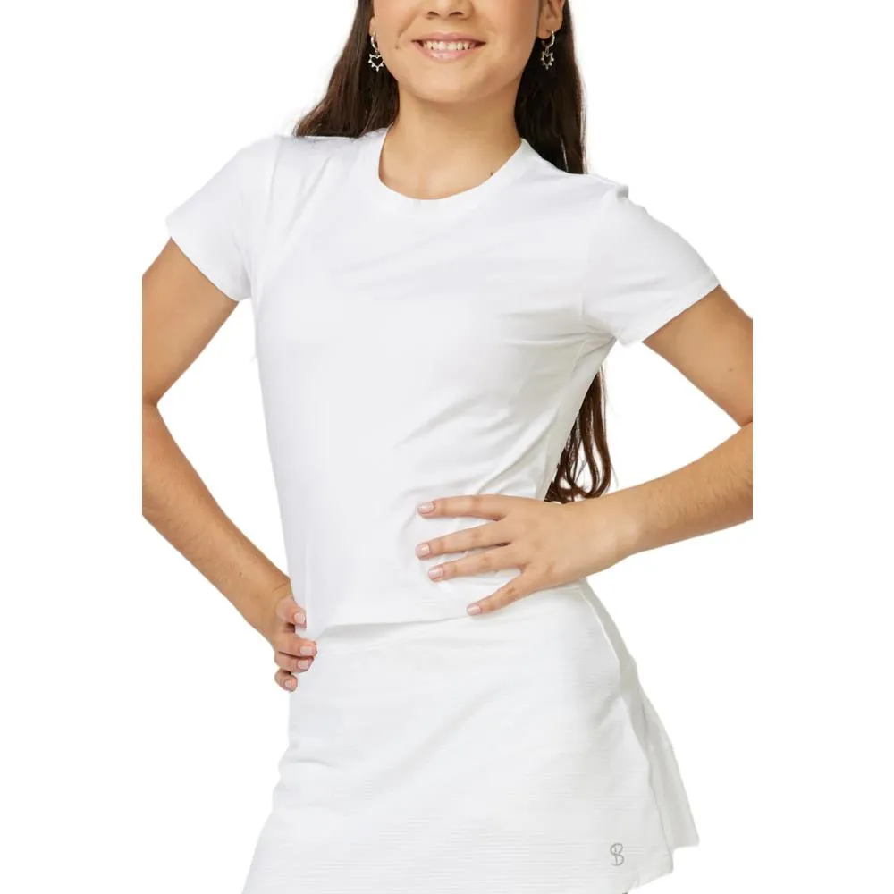 Flare Sofibella Girls Allstars Short Sleeve Top - White