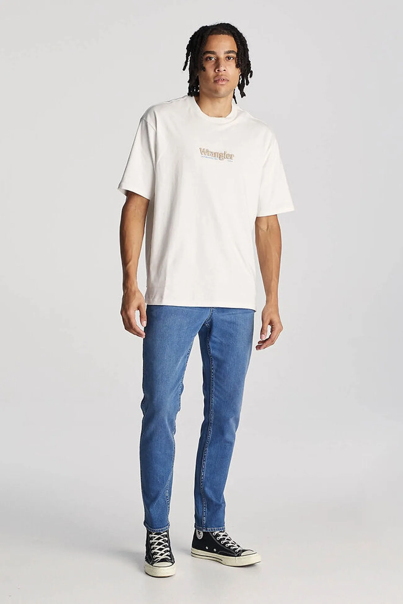 Trendy Choice Stomper Jean Two Hands Blue