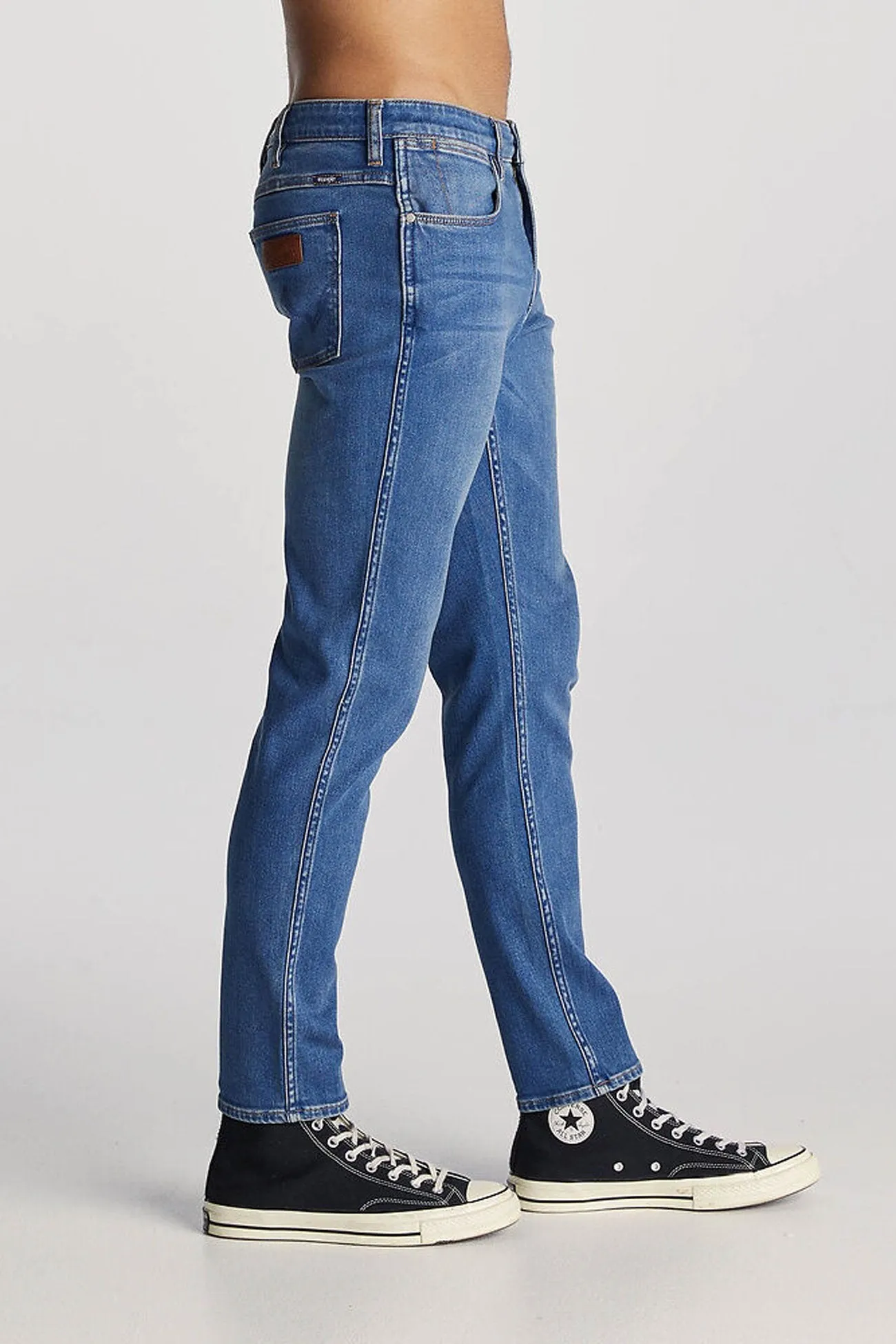 Moisture Wicking Inner Layer Couple Look Work Ready Stomper Jean Two Hands Blue