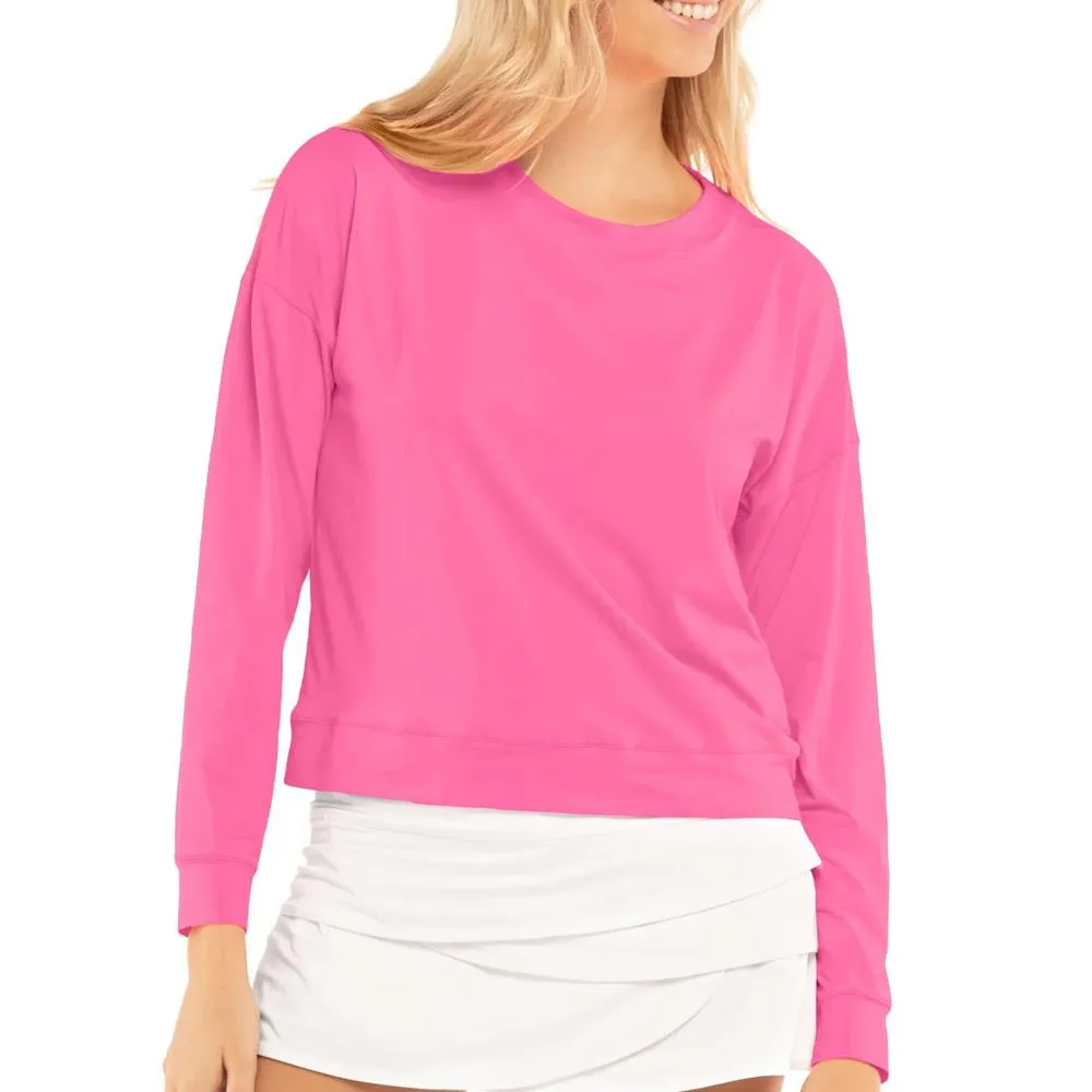 Knitting absorbent Straight Lucky in Love Women's Essentials Hype Longsleeve - Taffy