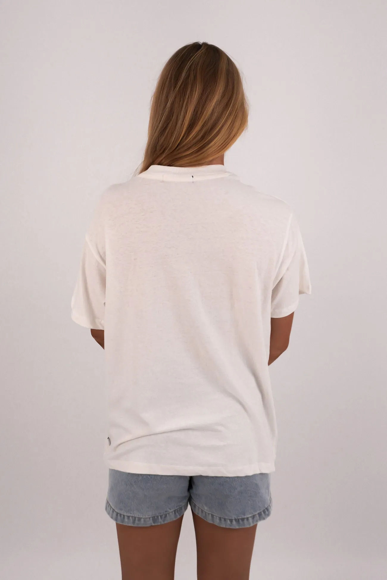 Amalfi Relaxed Tee Vintage White HeatResistantMaterial Pullover