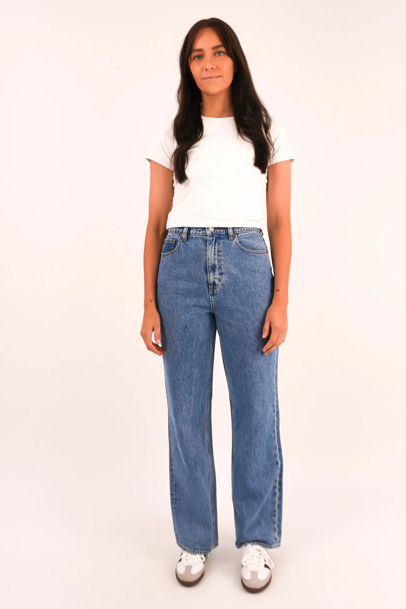 Night Out Daily Wear High Baggy Jean Bold Blue