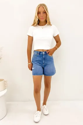 High A-Line Short Blue Cult Anti-bacterial