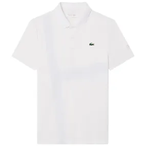 Hidden pockets Stretchable Fabric Lacoste Men's Novak Djokovic Tennis X Polo - White