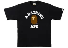 Bape College Tee Black Graceful
