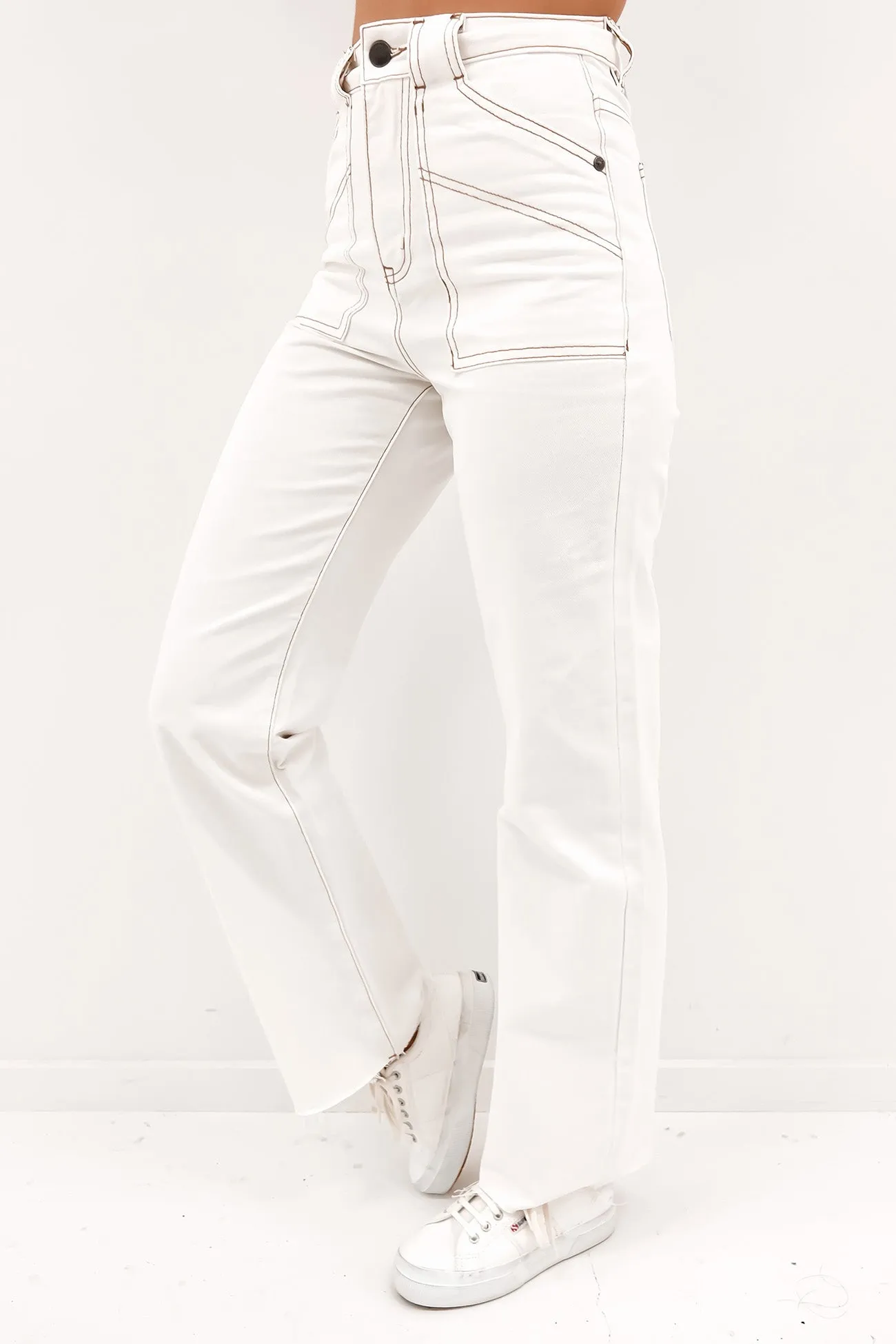 Compression Fit Flexible Activewear Becca Pant Vintage White