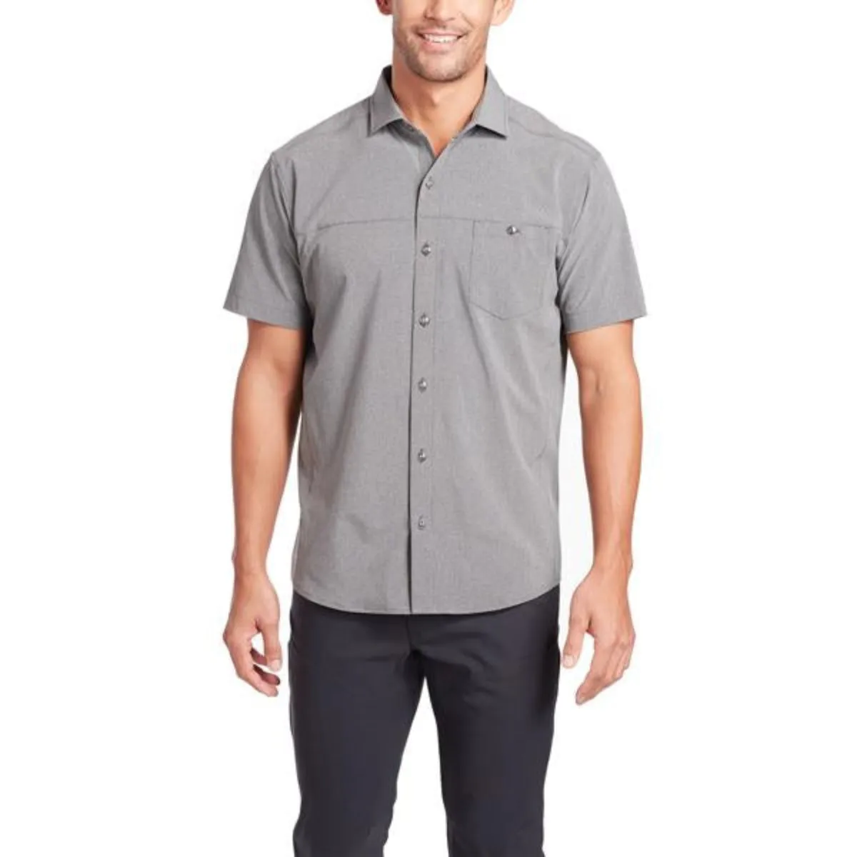 Men's Optimizr Short Sleeve RibbedCollar