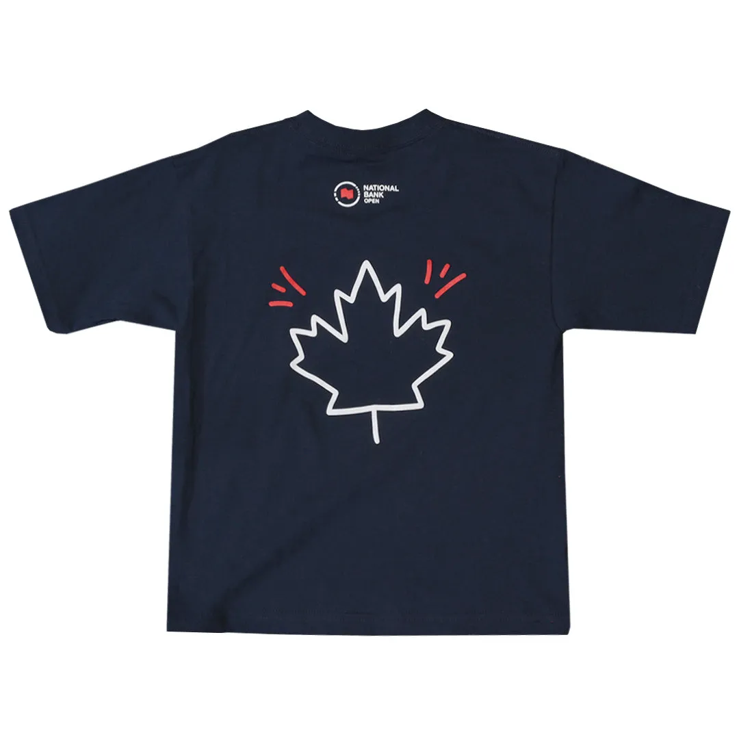 Stylish Elegant Look NBO Toronto Junior Maple Leaf Tee - Navy