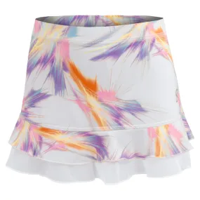 Sofibella Girl's UV Colors Ruffle Skort - Magic Rays rollable