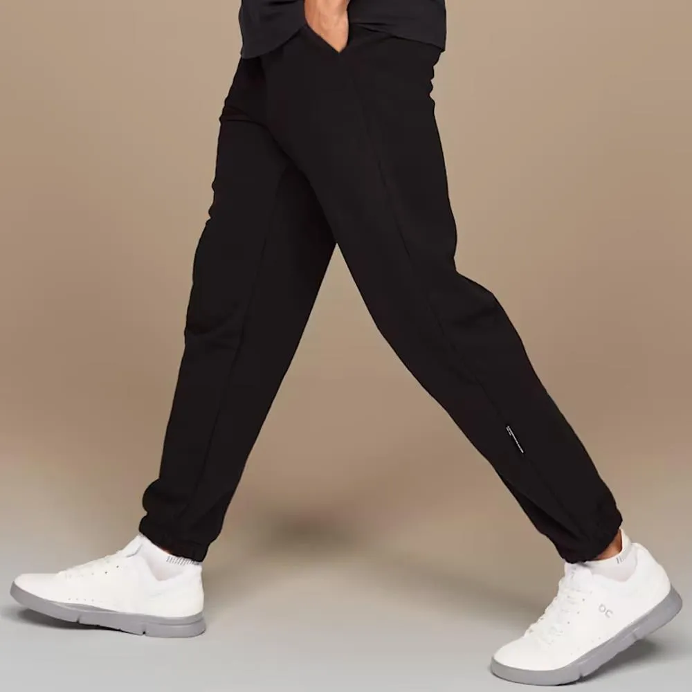 Comfort Padding Studded Accent On Men's Club Pant - Black