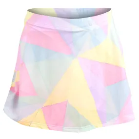 Sofibella Girl's UV Colors Skort - Rainbow Prisma Tight Fit Durable Material