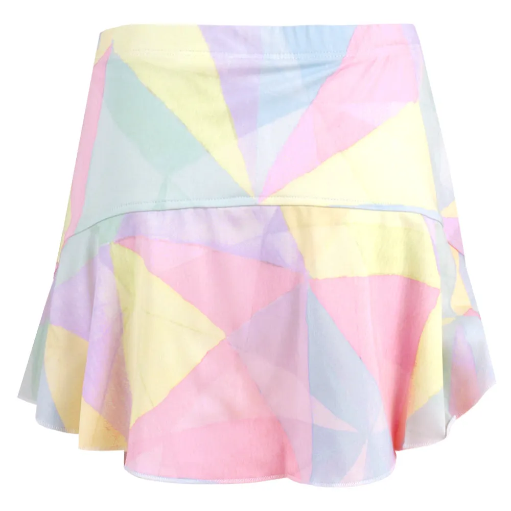 Sofibella Girl's UV Colors Skort - Rainbow Prisma Straight Cut
