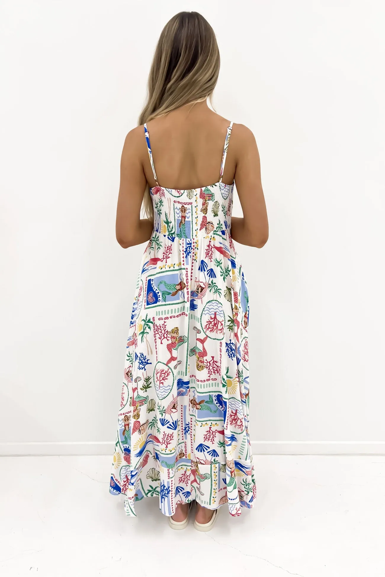 Neutral Feel Off-Shoulder Mischa Midi Dress Mermaids & Cocktails