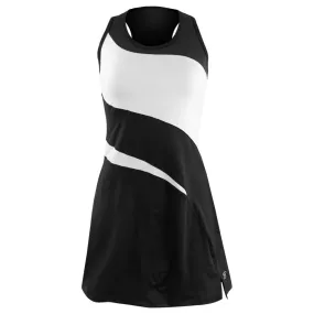Breathable Lining Sturdy Build Sofibella Women's Monochrome Dress - Black/White