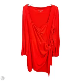 Dress Casual Midi By Ava & Viv In Red, Size: Xxl Back-Zip