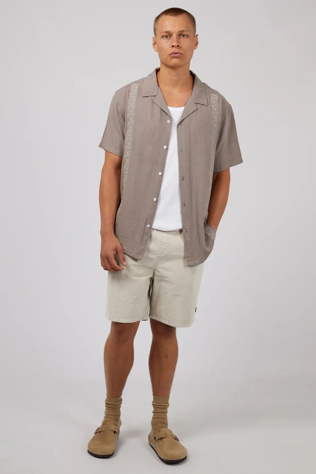 Refined Aesthetic Dover Shirt Mushroom