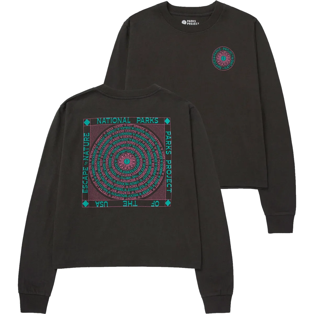 Women's Escape to Nature Boxy Long Sleeve Tee Effortless Vibe