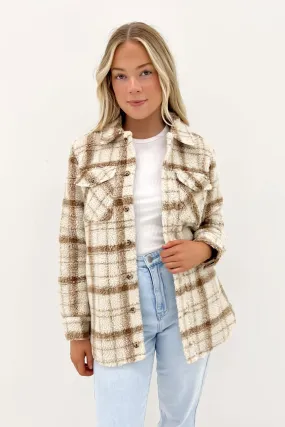 Ripstop Reinforcement Silent Sherpa Jacket Cloud