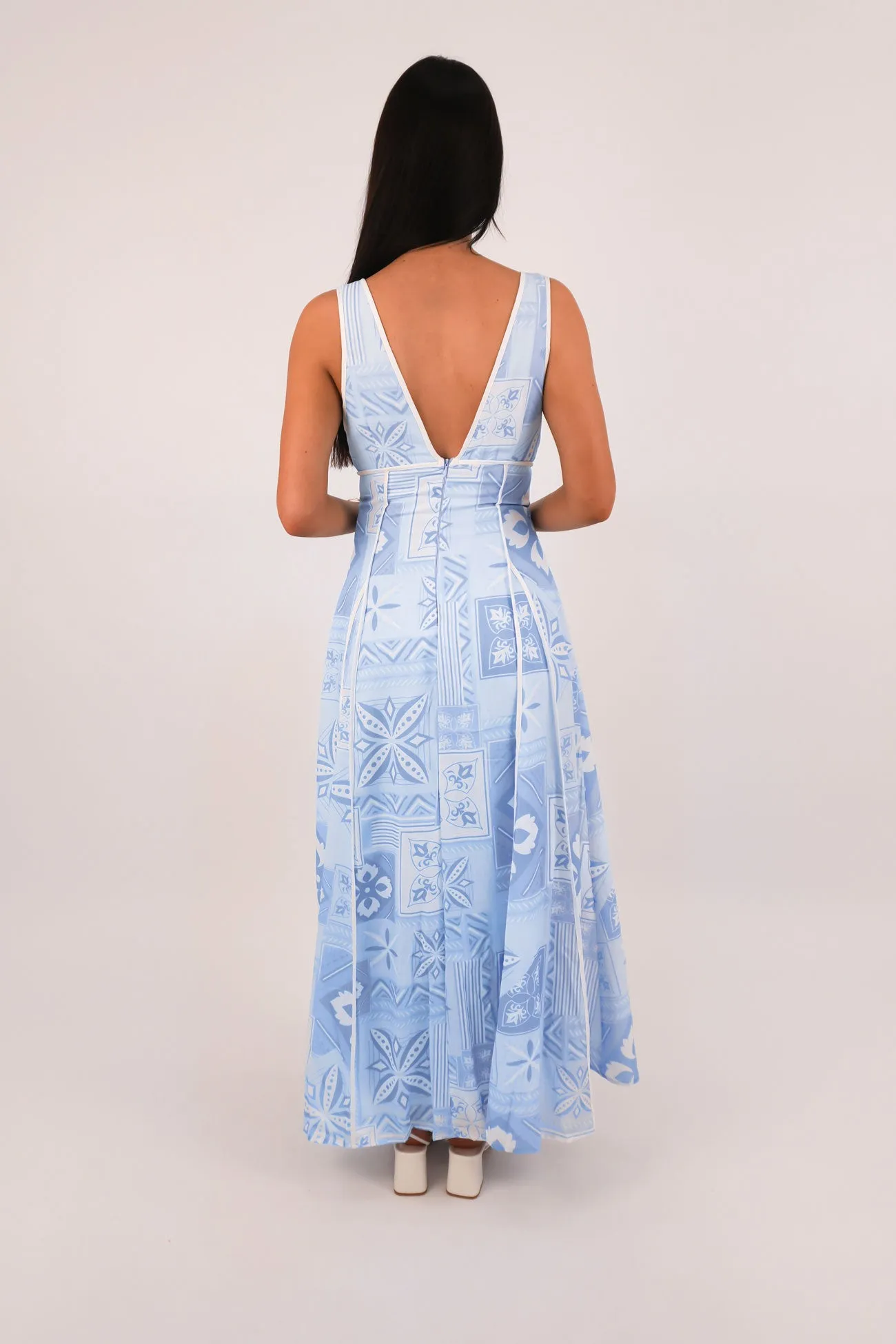 Shade Soft Work-to-Play Wear Runie Maxi Dress Blue