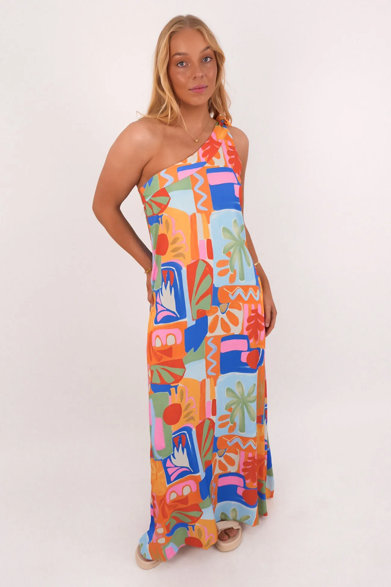 Anti-Static-Finish Timeless Wear Palma Maxi Dress Colourwaves