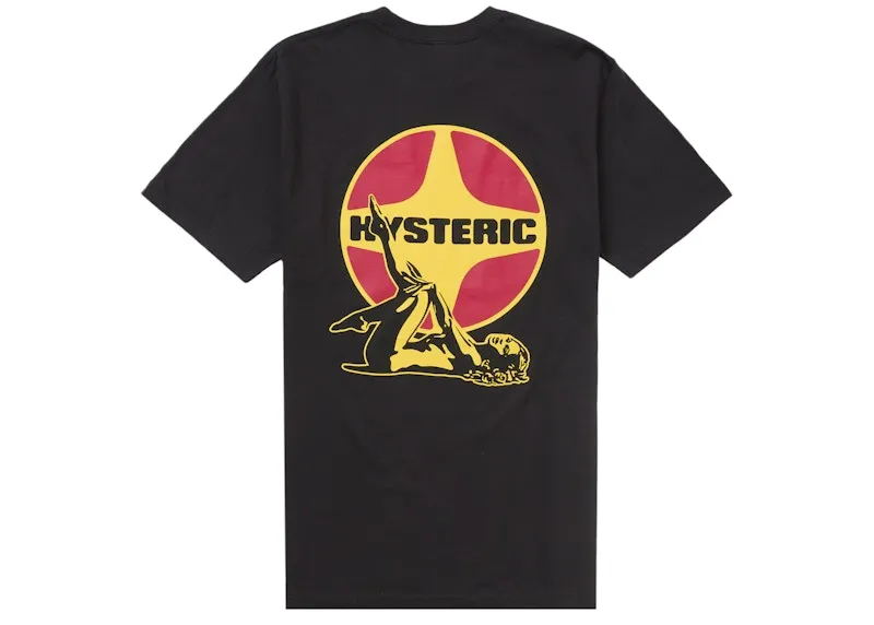 Supreme Hysteric Glamour Pin Up Tee Black Thermal Insulation