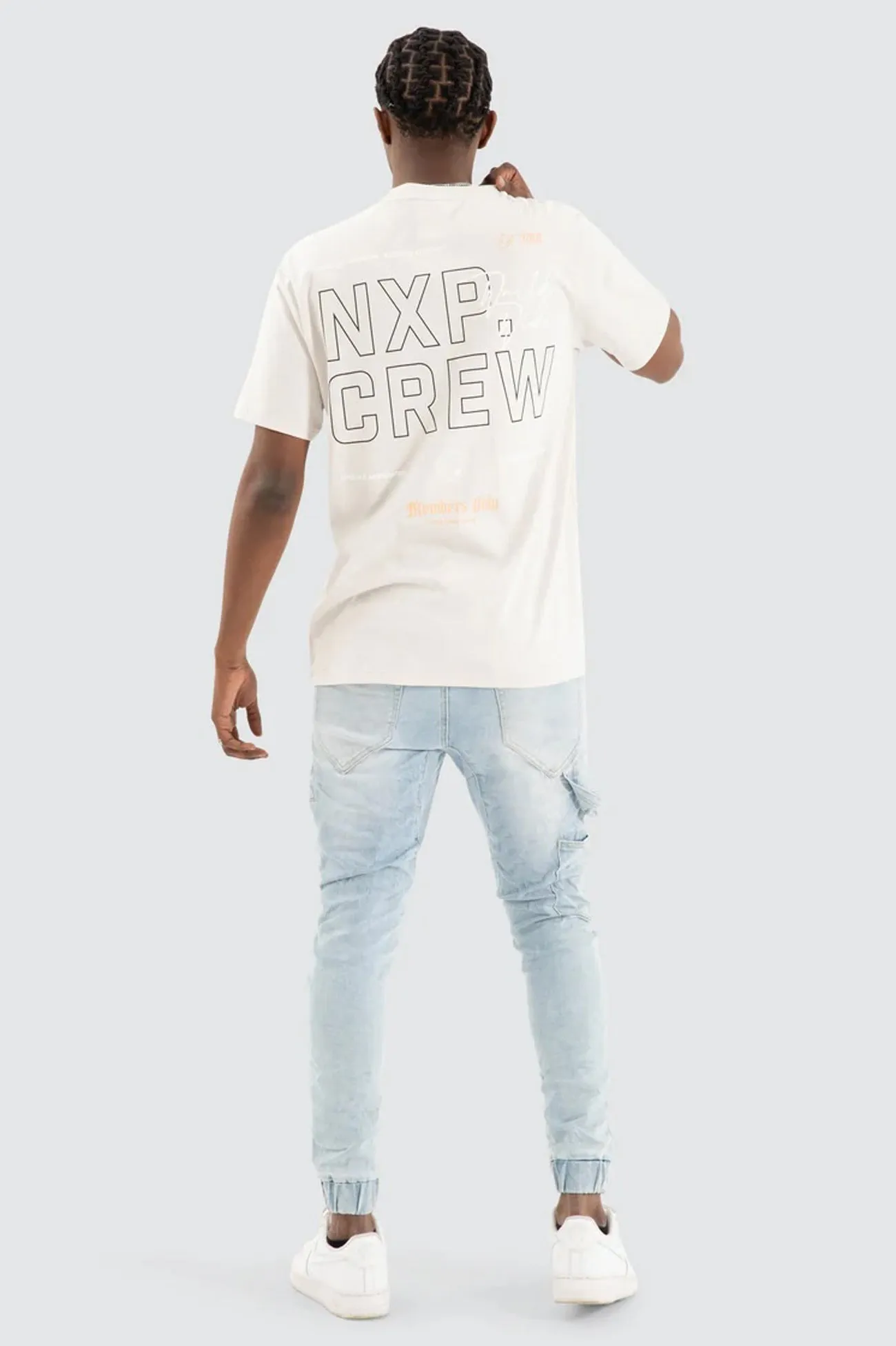 Odor-resistant Soft Touch Fabric Alpha Classic Tee Glacier Grey
