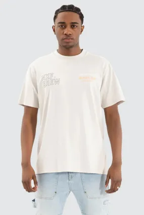 Crew Neck Design Comfy Essentials Wear Alpha Classic Tee Glacier Grey
