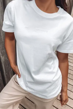 Cozy Layering BZ Tonal Tee White