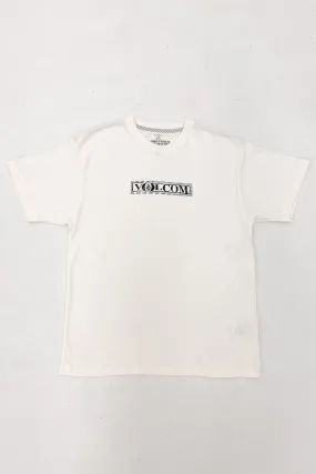 Polka Dot Pattern Sappy Loose Tee Off White