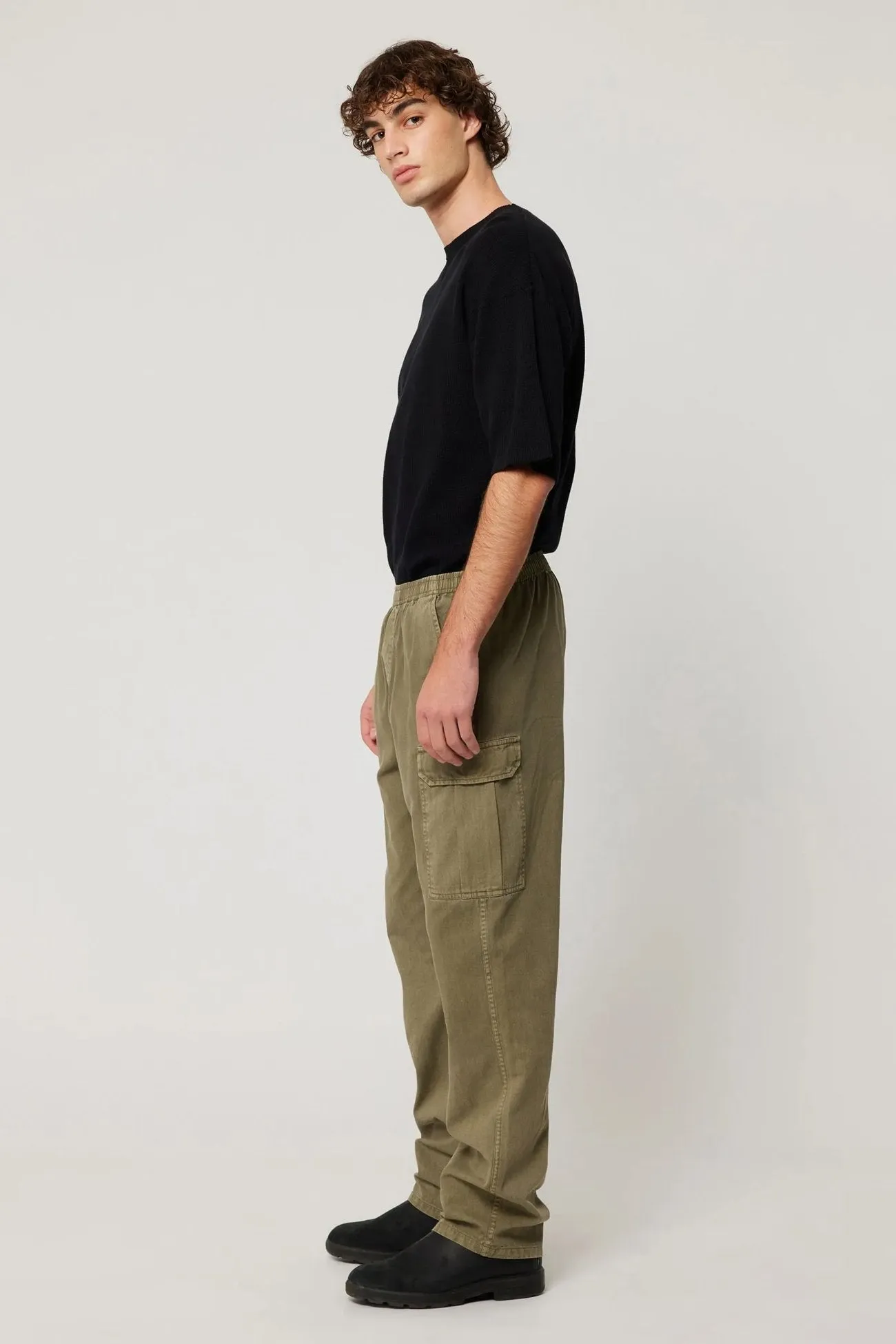 Tradie Cargo Pant Faded Army Simple and Cozy