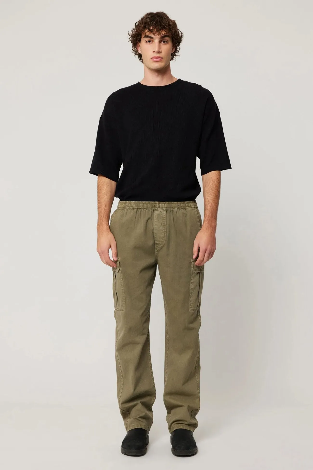 Tradie Cargo Pant Faded Army Lightweight Feel