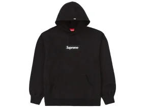 Supreme Box Logo Hooded Sweatshirt (Fw21) Black Trendy Style