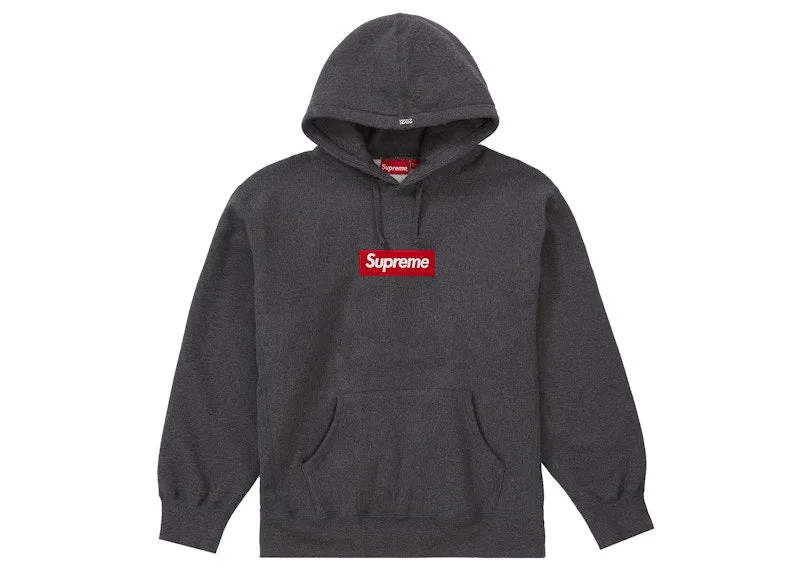 high-end Supreme Box Logo Hooded Sweatshirt (Fw21) Charcoal