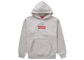 Lustrous Appearance Supreme Inside Out Box Logo Hooded Sweatshirt Heather Grey