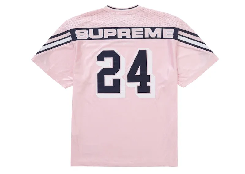 UV - protection Supreme Jacquard Rib Football Jersey Pink