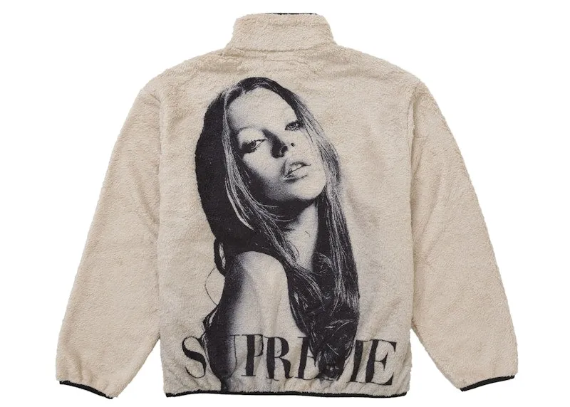 wrinkle free Trendy Supreme Kate Moss Fleece Jacket Natural