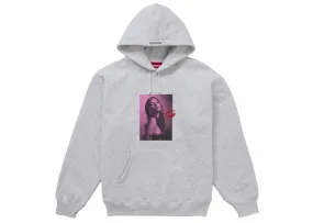 Supreme Kate Moss Hooded Sweatshirt Ash Grey Detachable parts Reinforced