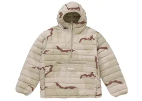 Cuffed Supreme Micro Down Half Zip Hooded Pullover (Fw24) Desert Camo