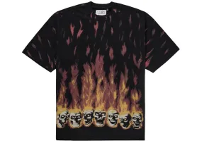 Pockets Design Supreme Mm6 Maison Margiela Liquid Blue Oversized Tee Black