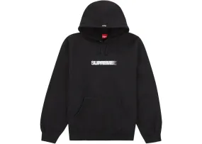 Supreme Motion Logo Hooded Sweatshirt (Ss23) Black Layered