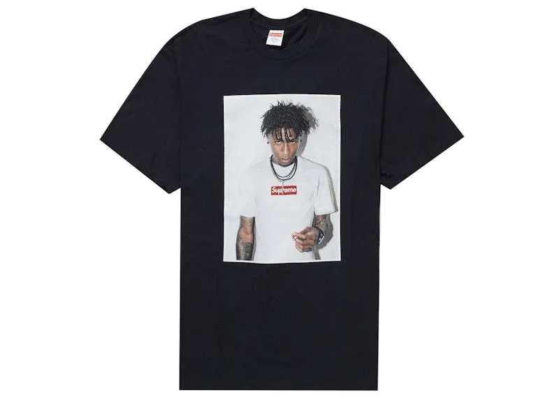 Beadwork Non-Stretch Supreme Nba Youngboy Tee Black