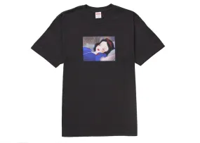 Supreme Snow White Tee Black Matte Look