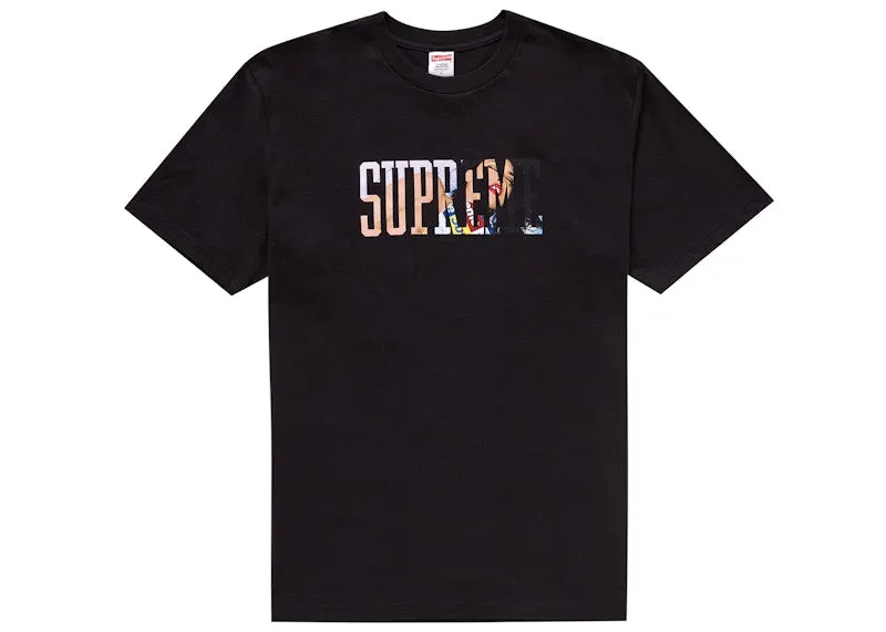 Supreme Tera Patrick Collegiate Tee Black High - quality Lining Material