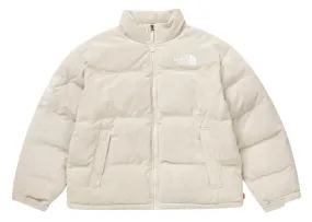 Supreme The North Face Suede Nuptse Jacket Stone Beaded Ergonomic Design