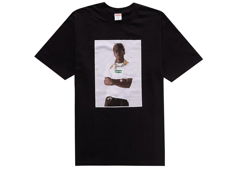 Hem Design hand - washable Supreme Tyler The Creator Tee Black