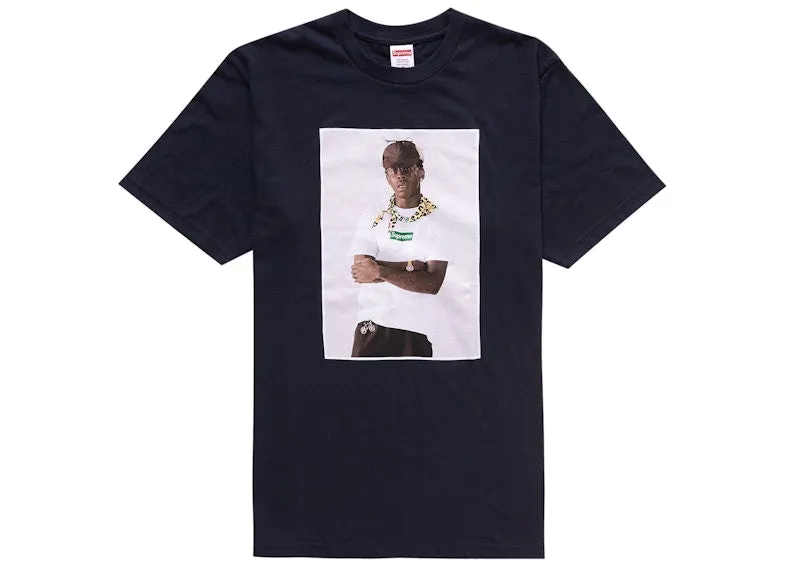 Anti Bacterial Supreme Tyler The Creator Tee Navy
