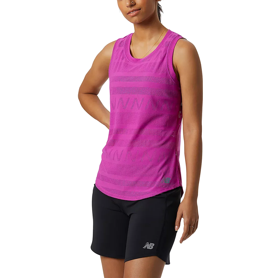 Women's Q Speed Fuel Jacquard Tank High Durability Weave Soft and Light