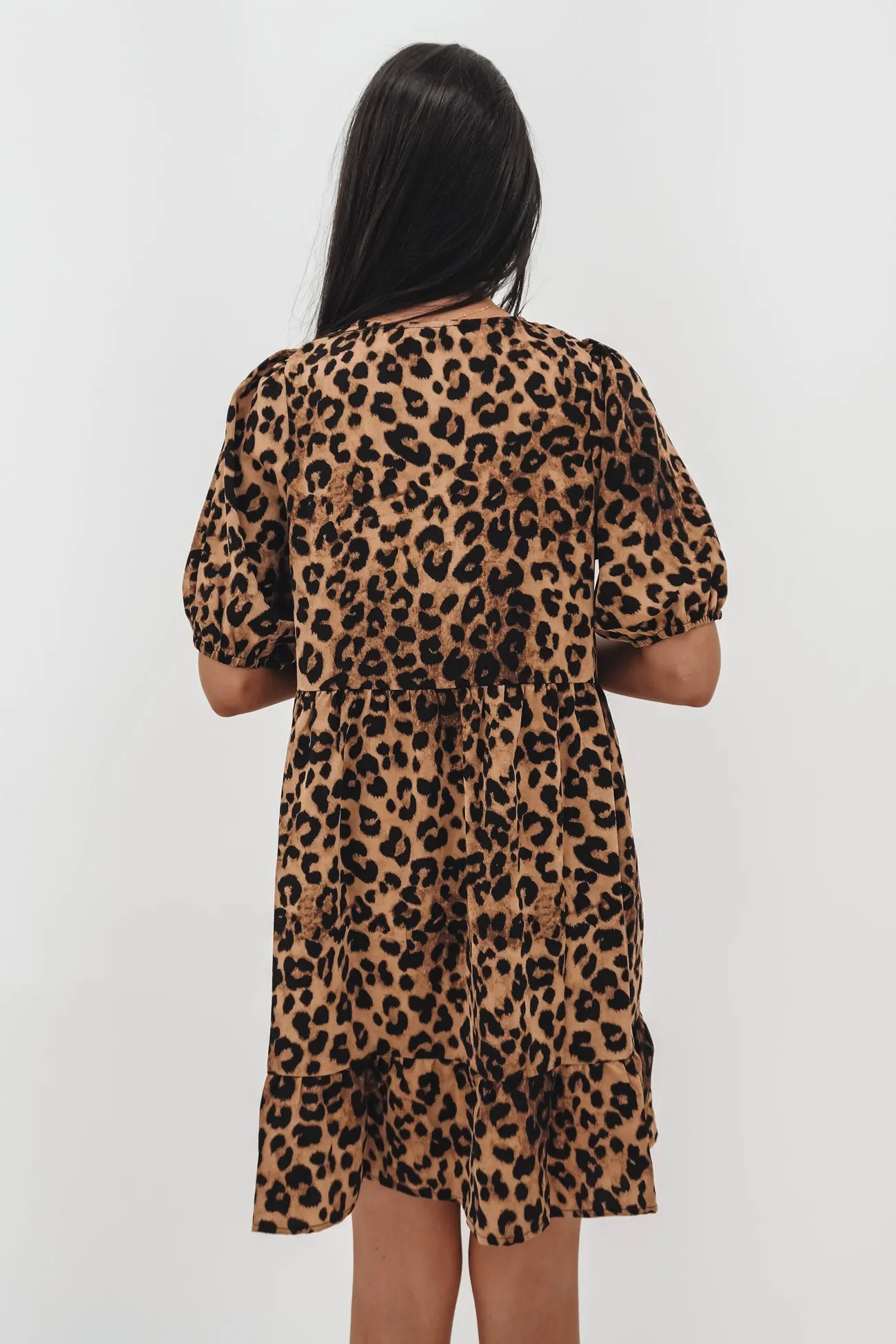 Juno Mini Dress Print Sheer-Overlay Chill Ready